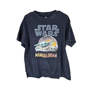 Star Wars The Mandalorian Baby Yoda Grogu T-Shirt Adult Large